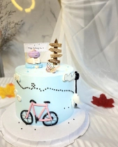 Bánh Kem Tạo Hình Xe Đạp - belovedbeyond.com