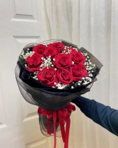 Bó Hồng Đỏ Nhung - belovedbeyond.com