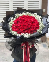 Bó Hoa Hồng Rực Rỡ - belovedbeyond.com