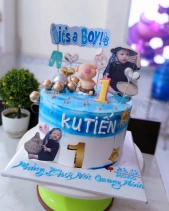 Bánh Thôi Nôi Bé Trai Tông Xanh 02 - belovedbeyond.com