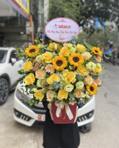 Lẵng Hoa Chúc Mừng 4 - belovedbeyond.com