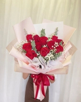 Bó Hồng Đỏ 01 - belovedbeyond.com
