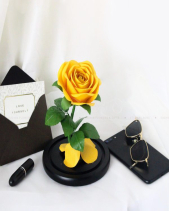 Hoa Hồng Vĩnh Cửu - Vàng - belovedbeyond.com