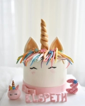 Bánh Kem Sữa Tươi Tạo Hình Bột Giấy Unicorn - belovedbeyond.com