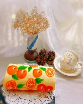 Bánh Bông Lan Cuộn Trái Cam - belovedbeyond.com