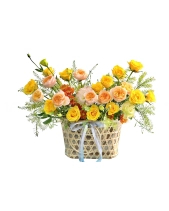 Lẵng Hoa Chúc Mừng David Austin - belovedbeyond.com