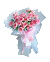 Bó Hoa Hồng Ohara Hồng - belovedbeyond.com