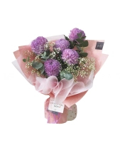 Bó Cúc Mẫu Đơn Tone Tím - belovedbeyond.com