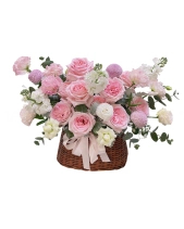 Giỏ Hoa Hồng Ohara - belovedbeyond.com