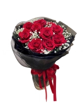 Bó Hồng Đỏ Nhung - belovedbeyond.com