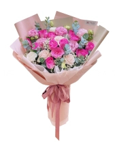 Bó Hoa Hồng Dâu - belovedbeyond.com