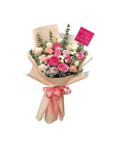 Bó Hoa Hồng Dâu Hamy - belovedbeyond.com