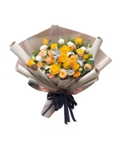 Bó Hoa Hồng Mix Màu Xinh Xắn - belovedbeyond.com