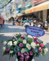 S54 - Lẵng Hoa Xinh 07 - belovedbeyond.com