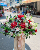 S54 - Lẵng Hoa Xinh 09 - belovedbeyond.com