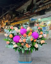 S54 - Lẵng Hoa Xinh 17 - belovedbeyond.com