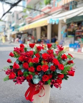 S54 - Lẵng Hoa Xinh 19 - belovedbeyond.com