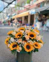 S54 - Lẵng Hoa Xinh 21 - belovedbeyond.com