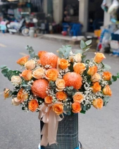 S54 - Lẵng Hoa Xinh 24 - belovedbeyond.com