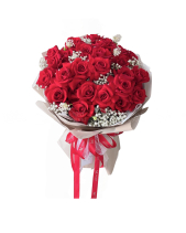 Bó Hoa Hồng Đỏ Nhập - belovedbeyond.com