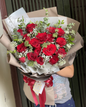 Bó Hoa Hồng Đỏ - belovedbeyond.com