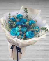 Bó Hoa Hồng Xanh - belovedbeyond.com