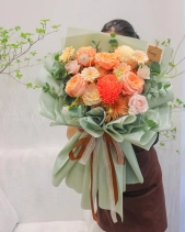 Bó Hoa Cam Cá Tính - belovedbeyond.com