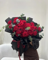 Bó Hoa Ohara Đỏ - belovedbeyond.com