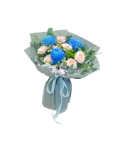 Bó Hoa Cúc Mẫu Đơn Xanh - belovedbeyond.com