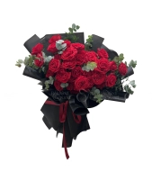 Bó Hoa Ohara Đỏ - belovedbeyond.com