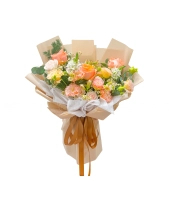 Bó Hoa Tone Cam Mix - belovedbeyond.com