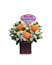 S54 - Lẵng Hoa Xinh 11 - belovedbeyond.com