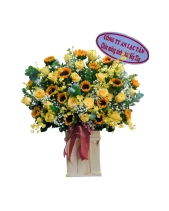 S54 - Lẵng Hoa Xinh 12 - belovedbeyond.com