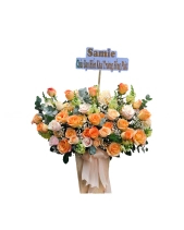 S54 - Lẵng Hoa Xinh 13 - belovedbeyond.com