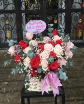 Giỏ Hoa Hồng Dịu Dàng - belovedbeyond.com