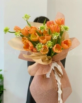 Orange Tulip - belovedbeyond.com