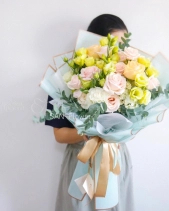 Bó Hoa Mix Tone Pastel - belovedbeyond.com