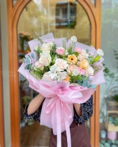 Bó Hoa Pastel Nhẹ Nhàng - belovedbeyond.com