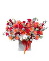 Hoa Chúc Mừng Tone Đỏ - belovedbeyond.com