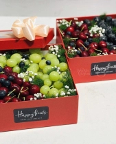 Hộp Quà Trái Cây Tặng Sinh Nhật Tone Đỏ - belovedbeyond.com