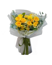 Bó Hoa Tone Vàng Chúc Mừng - belovedbeyond.com