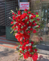 Kệ Chúc Mừng Tone Đỏ - belovedbeyond.com