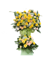 Kệ Chúc Mừng Tone Vàng Xanh - belovedbeyond.com