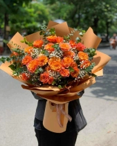 Hoa Xinh Tone Cam - belovedbeyond.com