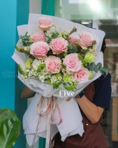 Bó Hoa Hồng Pastel Nhập Khẩu - belovedbeyond.com