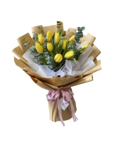 Bó Hoa Tulip Vàng - belovedbeyond.com