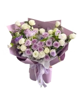 Bó Hoa Tone Tím Mộng Mơ - belovedbeyond.com