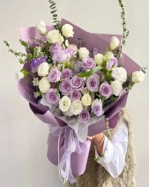 Bó Hoa Tone Tím Mộng Mơ - belovedbeyond.com