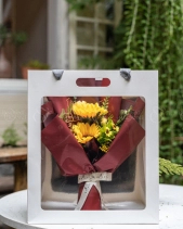 Bó Hoa Happy Day Size M - Hoa Lụa (5) - belovedbeyond.com