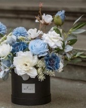 Hộp Hoa Happy Day Size L - Hoa Lụa (2) - belovedbeyond.com